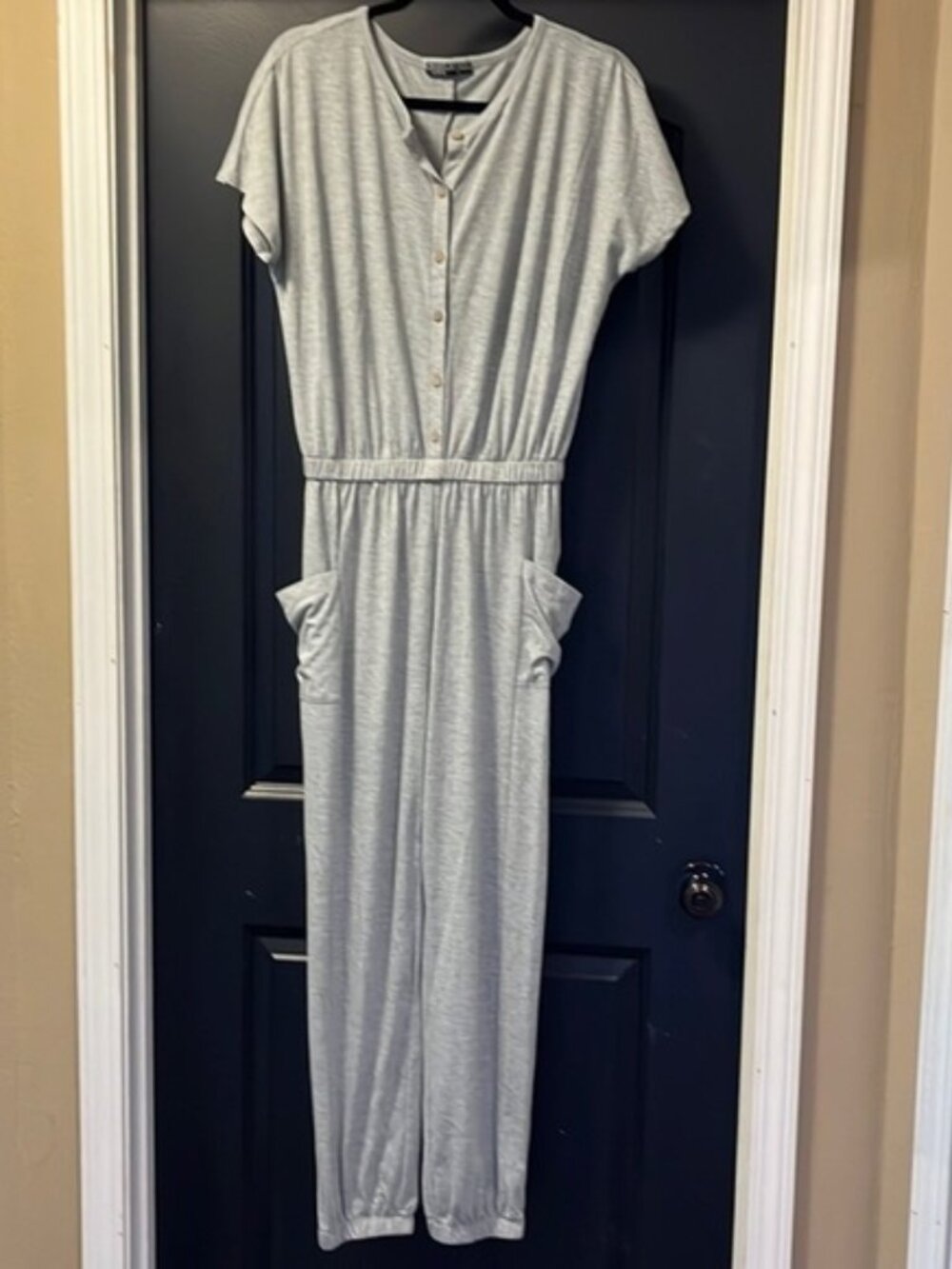 Gray jumpsuit small